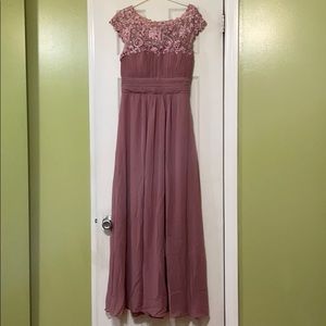 Ever-Pretty Cap Sleeve Evening Gown